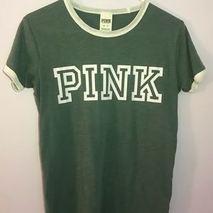 Green Pink tee